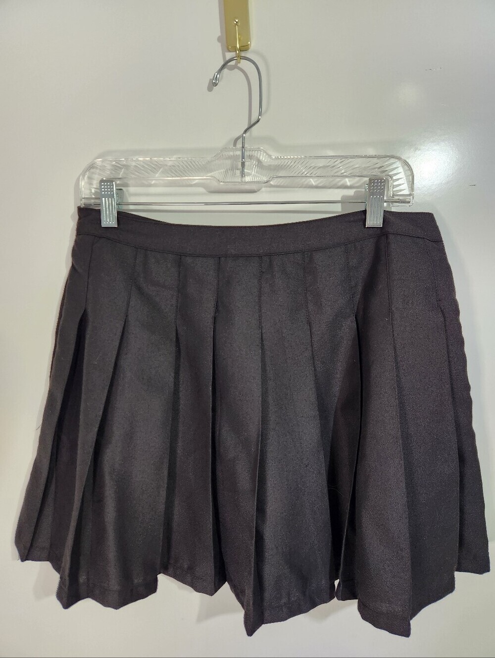 Forever 21 Black Pleated Skater Skirt, Size XL